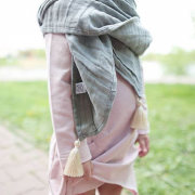 Muslin scarf Grey-Grey