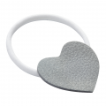 Headband Heart White-Grey