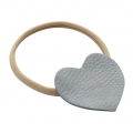 Headband Heart Beige-Grey