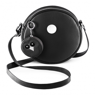 IDA bag with purse owl black