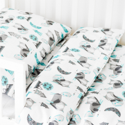 Bamboo bedding cover set S Star wolves