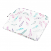 Bamboo baby pillow - Paradise feathers