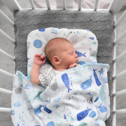 Bamboo baby pillow  Swallows