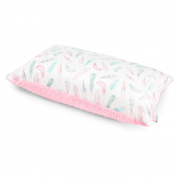 Bamboo fluffy pillow Paradise feathers Blush