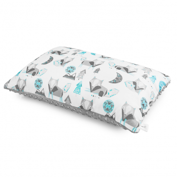 Bamboo fluffy pillow Wolves Silver