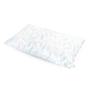 Luxe fluffy pillow Paradise feathers White