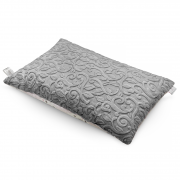 Luxe fluffy pillow Star wolves Silver