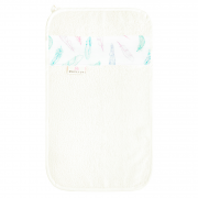 Bamboo hand towel - Paradise feathers - cream