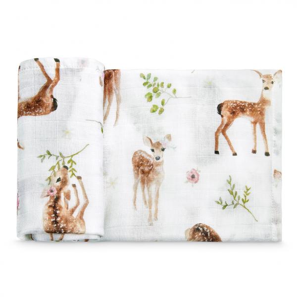 Bamboo muslin square Fawns