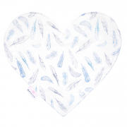 Sweetheart bamboo diaper - Heavenly feathers