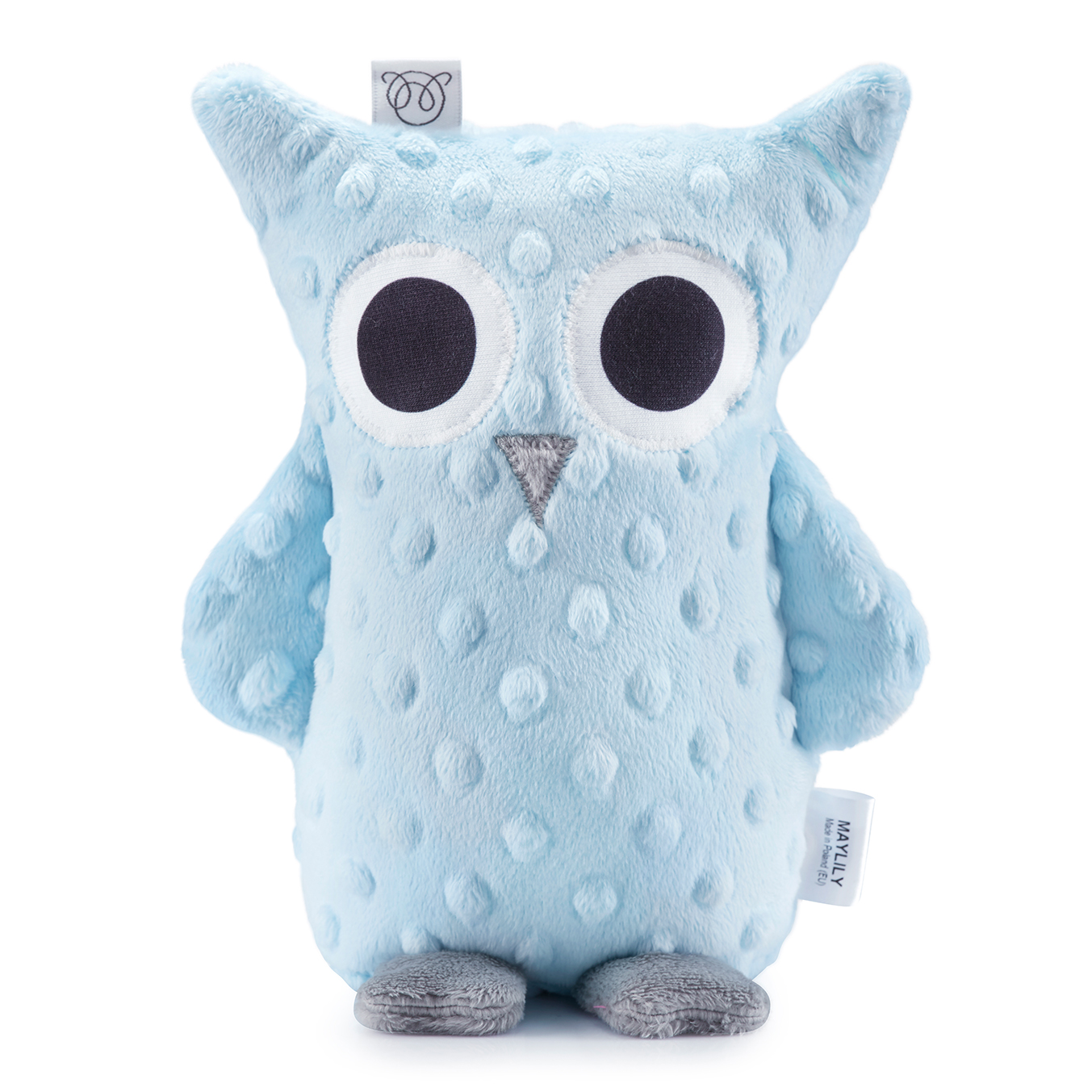 Cuddly owl Lili - light blue
