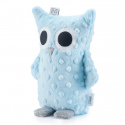 Cuddly owl Lili - light blue