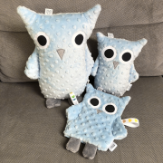 Lili Cuddly owl Light blue