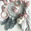 Dreamcatcher owl dusty pink - grey