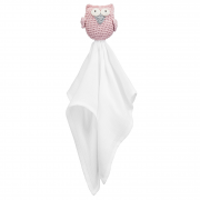 Snuggle owl security blanket Dusty pink
