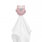 Snuggle owl security blanket Dusty pink