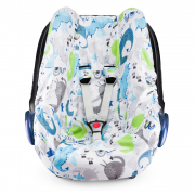 Bamboo car seat cover - Dragons