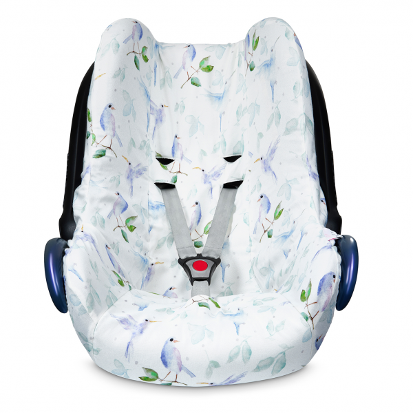 Bamboo car seat cover Heavenly birds