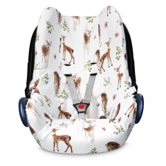 Bamboo car seat cover - Fawns