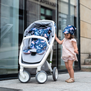 Bamboo stroller pad Paradise feathers