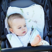 Bamboo stroller pad Heavenly feathers