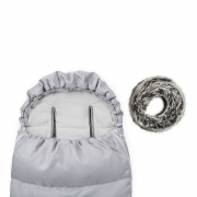 Stroller sleeping bag SNØ 0-24 mo Light grey