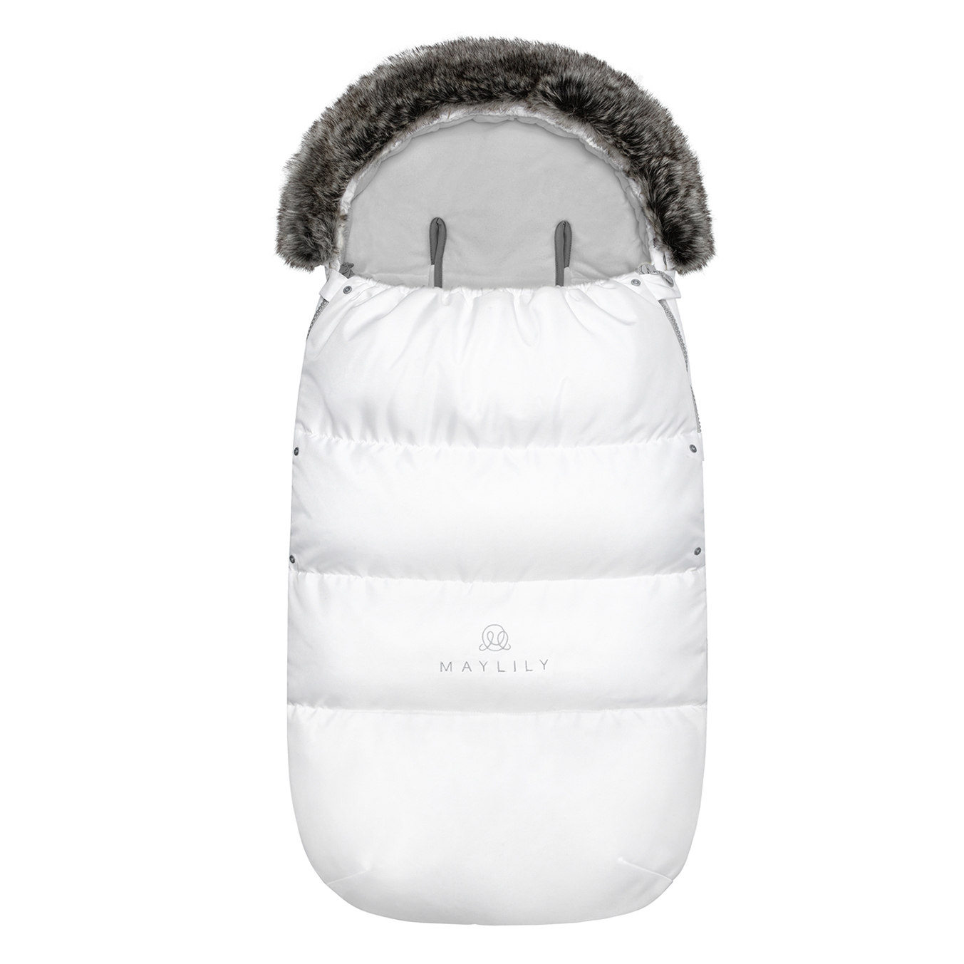 Winter stroller sleeping bagSNØ 1-4 yo - white