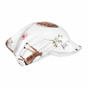 Bamboo visor scarf with elastic - Fawns
