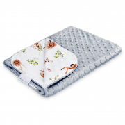 Light bamboo blanket - Fawns - silver