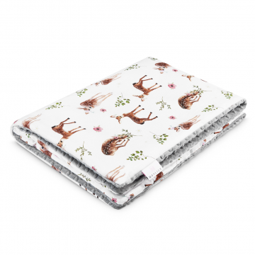 Warm bamboo blanket Fawns Silver