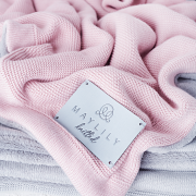 Bamboolove Winter blanket Blush pink