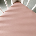 Cotton jersey bed sheet 140x200 Blush pink