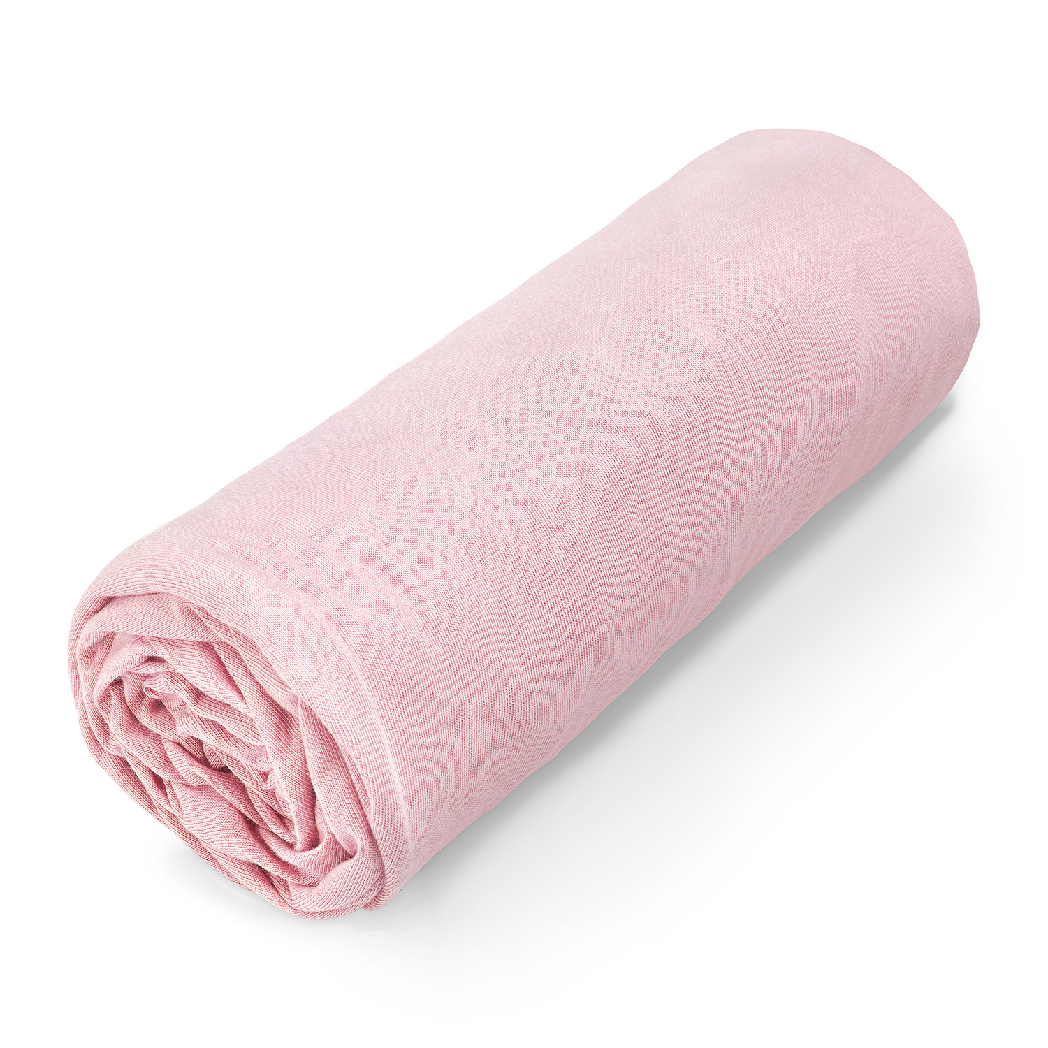 Cotton jersey sheet 90x200 - dusty pink