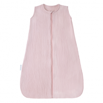 Summer muslin sleeping bag - dusty pink