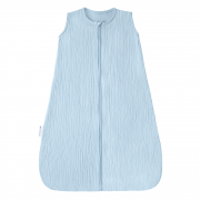 Summer muslin sleeping bag - light blue