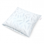 Bamboo cushion cover - Heavenly feathers