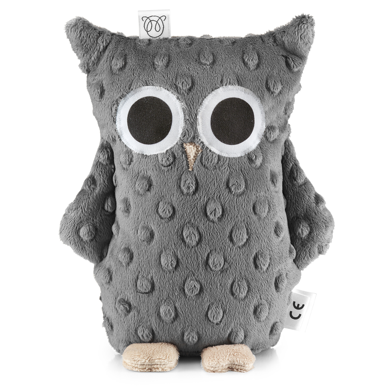 Cuddly owl Lili - graphite