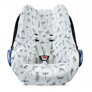 Bamboo car seat cover - Dragonflies
