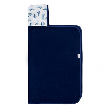 Bamboo hooded towel Planes Navy