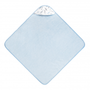 Bamboo baby towel Heavenly feathers Blue