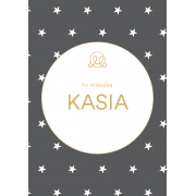 Personalized name poster - Stars