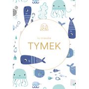 Personalized name poster - Sea friends