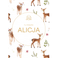 Personalized name poster - Fawns