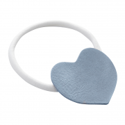 Headband Heart - white-denim