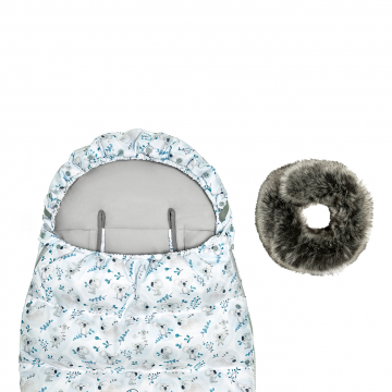 Winter stroller sleeping bagSNØ 1-4 yo - Koala