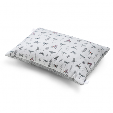 Bamboo fluffy pillow Heavenly feathers Silver