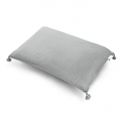 Muslin pillow 60x40 - grey