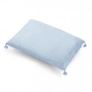 Muslin pillow 60x40 - light blue