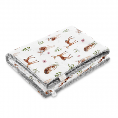 Warm bamboo blanket Luxe - Fawns - grey