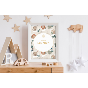 Personalized name poster - Magnolia